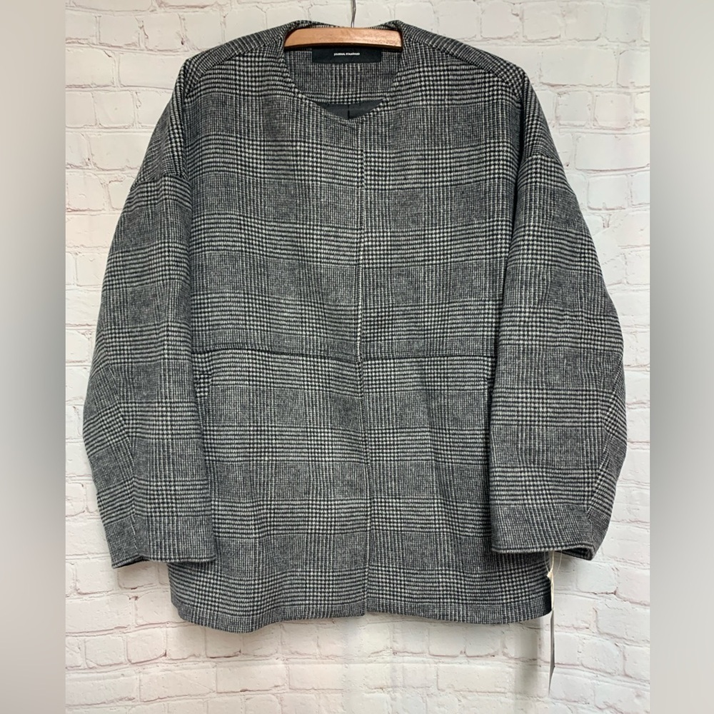 NEW Journal Standard Japan Wool Plaid Jacket Size L 48”​